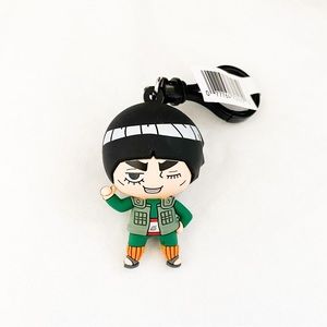 Monogram Anime Naruto Guy Sensei Bag Clip Keychain